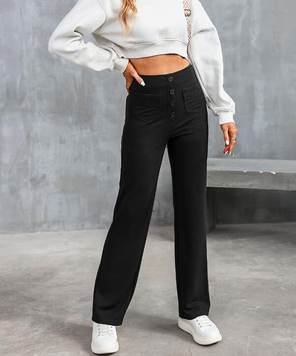 ByLola| High-waisted elastische broek