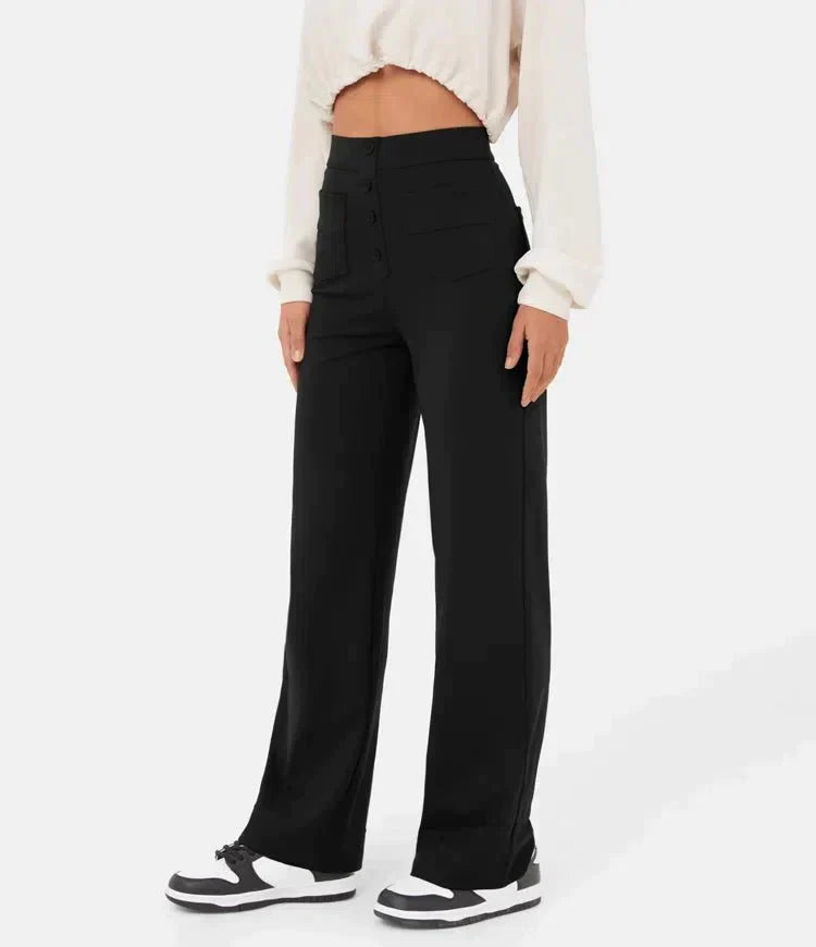 ByLola| High-waisted elastische broek