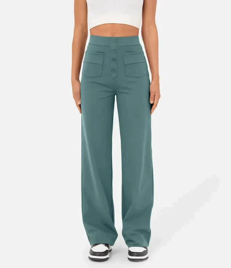 ByLola| High-waisted elastische broek